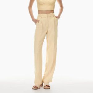Aritzia Wilfred Effortless Pant - Flax Beige - 8 Tall